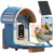 Smart Bird Feeder With Camera, Blue