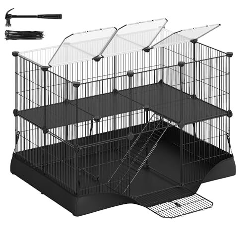 Songmics 2-Tier Small Animal Playpen