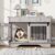 Dog Crate with Removable Divider and Storage Drawers