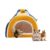 Small Animal Carrier for Hamsters with Shoulder Strap