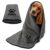 Elite Paws UK Microfibre Dog Towel Grey