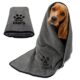 Elite Paws UK Microfibre Dog Towel Grey