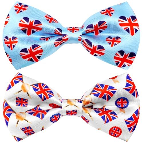 Union Jack Collar Bow Ties for Cats & Small Dogs