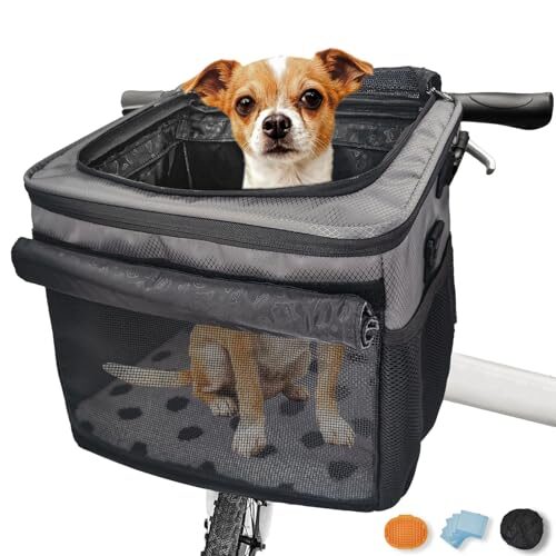 VeluXanipyr Dog Carrier for Small Dogs Grey