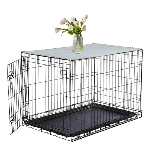 Pethiy Oxford Cloth Dog Crate Topper for 36-Inch Crates