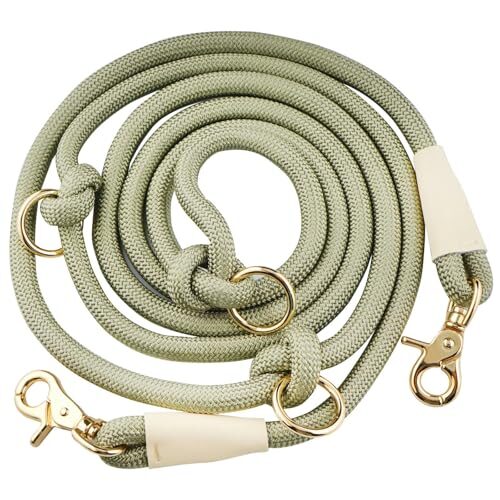 Adjustable Waist and Crossbody Dog Lead
