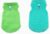 Dog Coat with Leashes in Lake Blue and Green