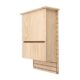 Topincn Composite Wood Bat House Brown