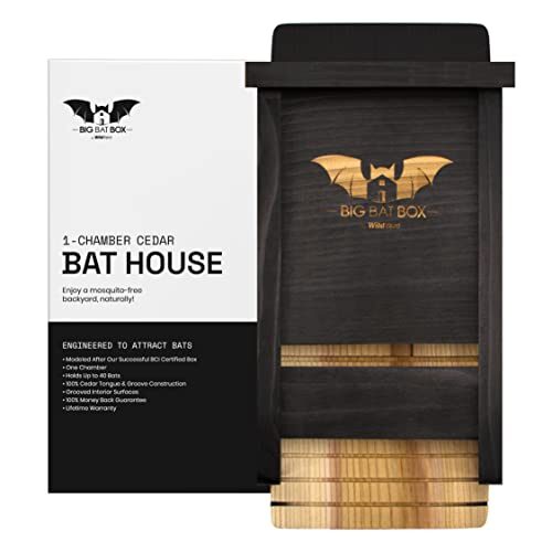WildYard Wooden Bat Box For Garden Wildlife