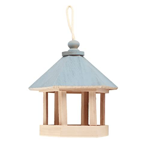 Phefop Wooden Bird Feeder for Small Birds