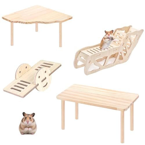 Vetin Wooden Hamster Cage Accessories