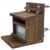 Zeqeey Wooden Squirrel Feeder With Lift Up Lid