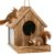 Wooden Squirrel Feeder For Garden And Backyard