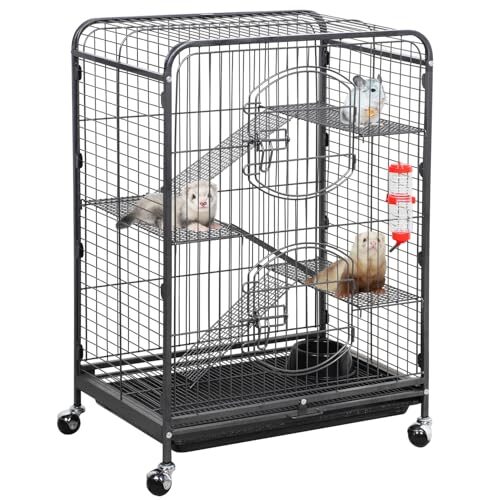 Yaheetech Rolling Small Animal Cage