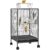 Yaheetech Open-Top Bird Cage With Rolling Stand