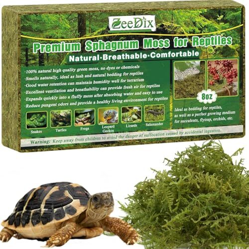 ZeeDix Natural Sphagnum Moss For Reptiles
