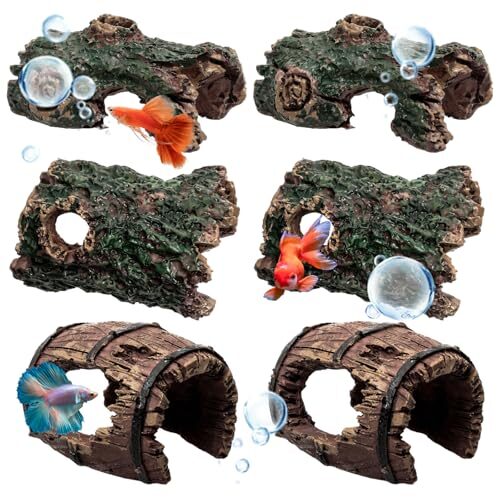 Zyekiu Resin Aquarium Driftwood Ornaments